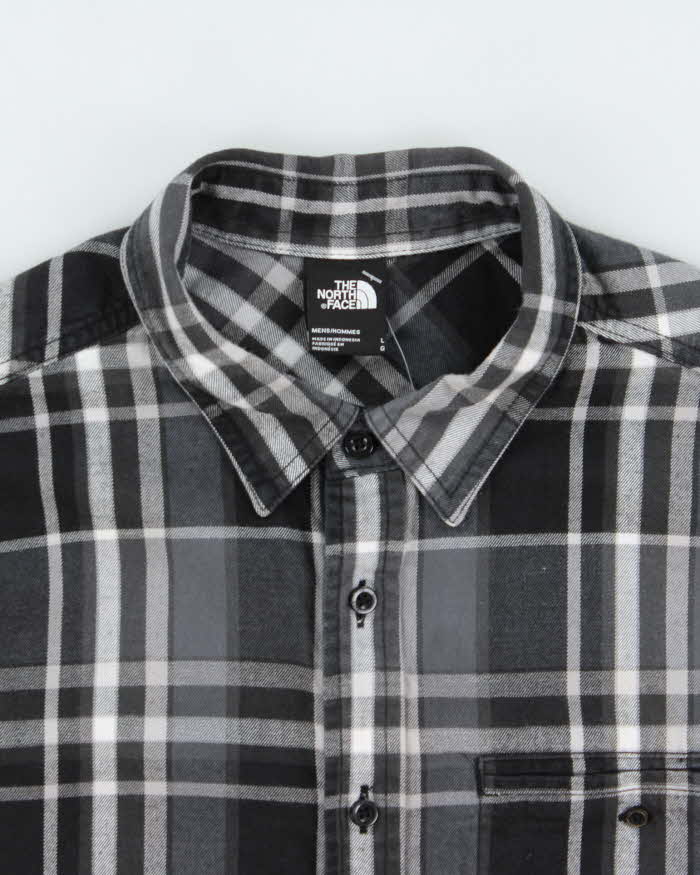 Vintage The North Face Plaid Long Sleeve Flannel Shirt - L