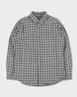 Vintage Eddie Bauer Plaid Relaxed Fit Long Sleeve Flannel Shirt - M
