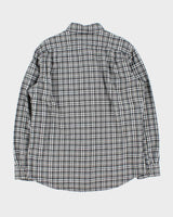 Vintage Eddie Bauer Plaid Relaxed Fit Long Sleeve Flannel Shirt - M