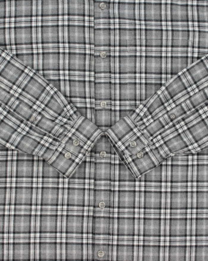 Vintage Eddie Bauer Plaid Relaxed Fit Long Sleeve Flannel Shirt - M