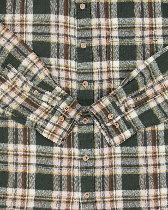 Vintage Eddie Bauer Plaid Long Sleeve Flannel Shirt - L