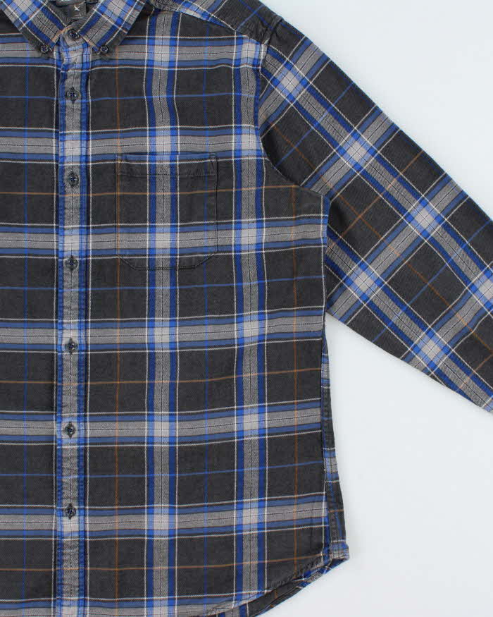Vintage Eddie Bauer Plaid Relaxed Fit Long Sleeve Flannel Shirt - L