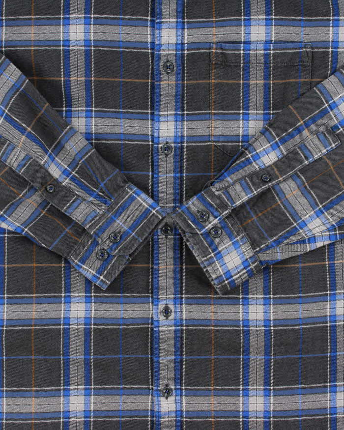 Vintage Eddie Bauer Plaid Relaxed Fit Long Sleeve Flannel Shirt - L
