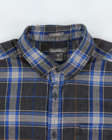 Vintage Eddie Bauer Plaid Relaxed Fit Long Sleeve Flannel Shirt - L