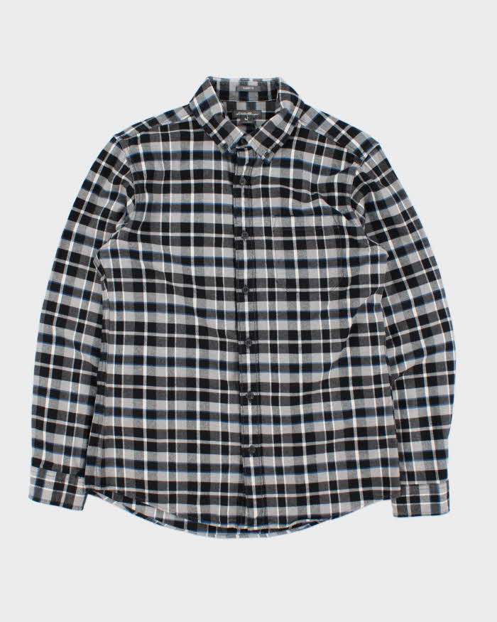 Vintage Eddie Bauer Plaid Classic Fit Long Sleeve Flannel Shirt - M