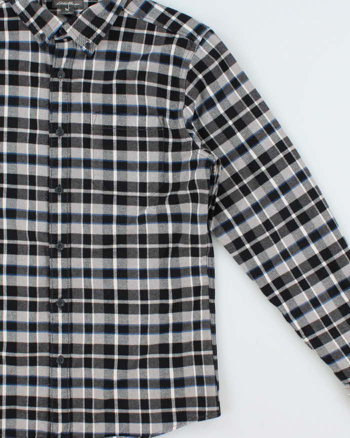 Vintage Eddie Bauer Plaid Classic Fit Long Sleeve Flannel Shirt - M