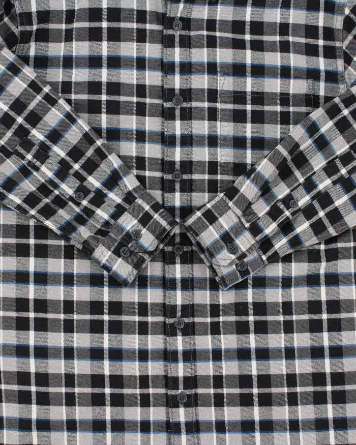 Vintage Eddie Bauer Plaid Classic Fit Long Sleeve Flannel Shirt - M