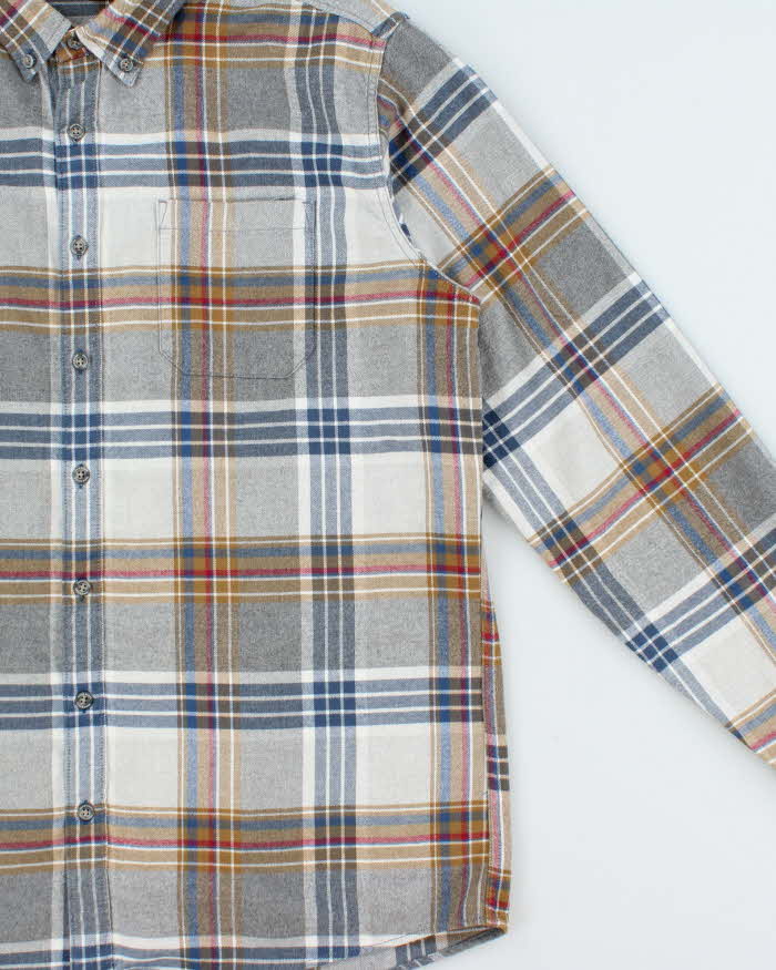 Vintage Eddie Bauer Plaid Classic Fit Long Sleeve Flannel Shirt - XL