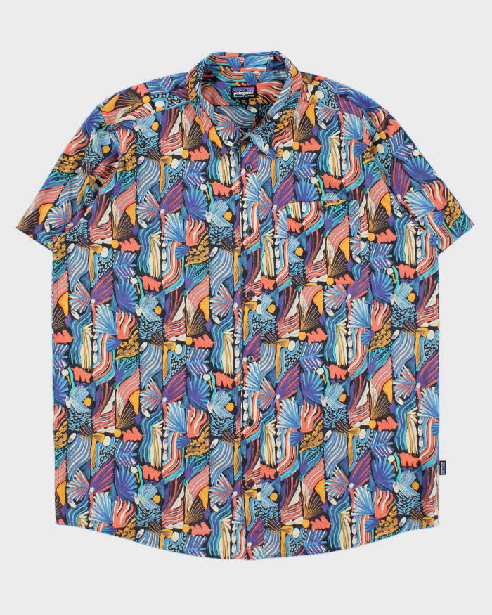 Vintage Patagonia Pattern Short Sleeve Shirt - XXL