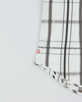 Vintage Y2K 00s Guess Check Embroidered Short Sleeve Shirt - L
