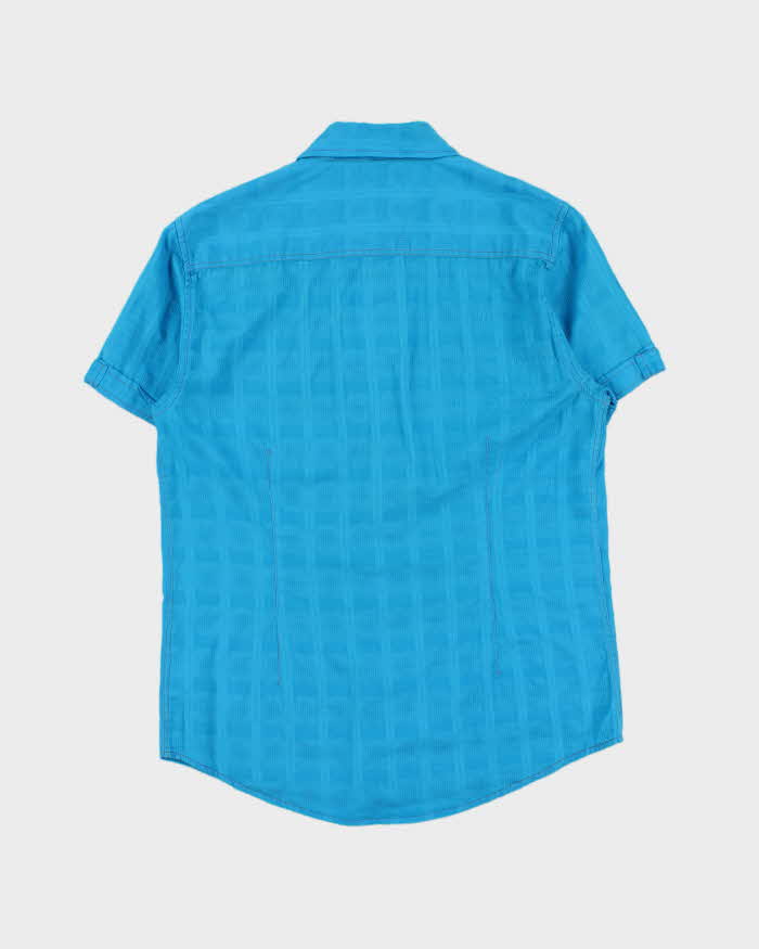 Vintage Y2K 00s Guess Snap Button Short Sleeve Shirt - S