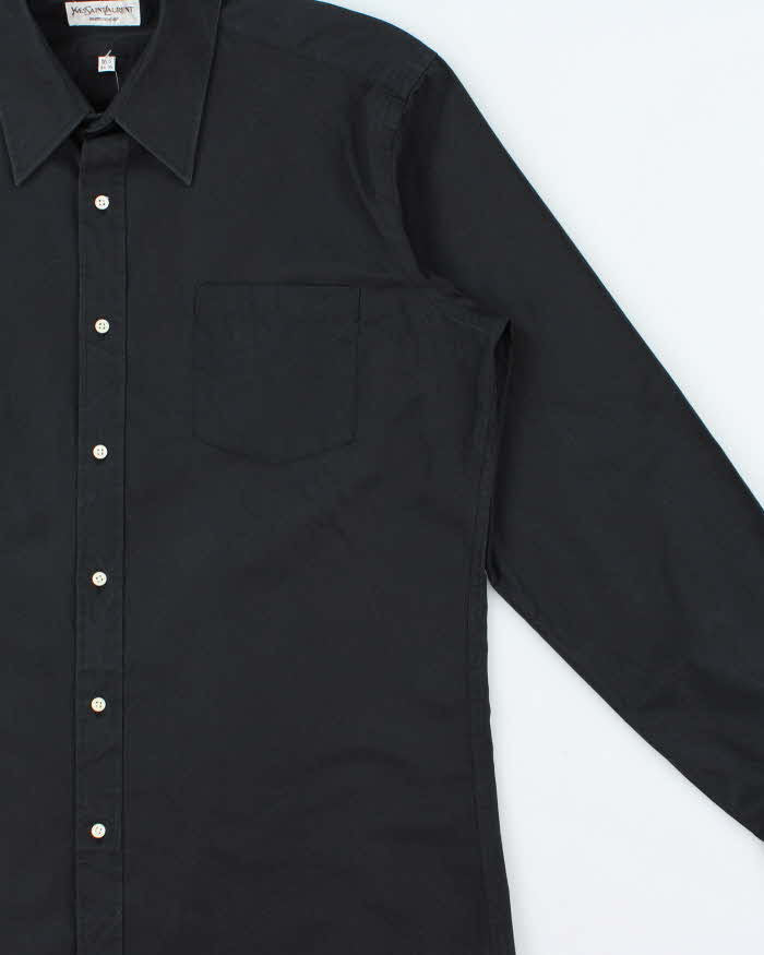 Vintage 1990s Yves Saint Laurent Long Sleeve Dress Shirt - L