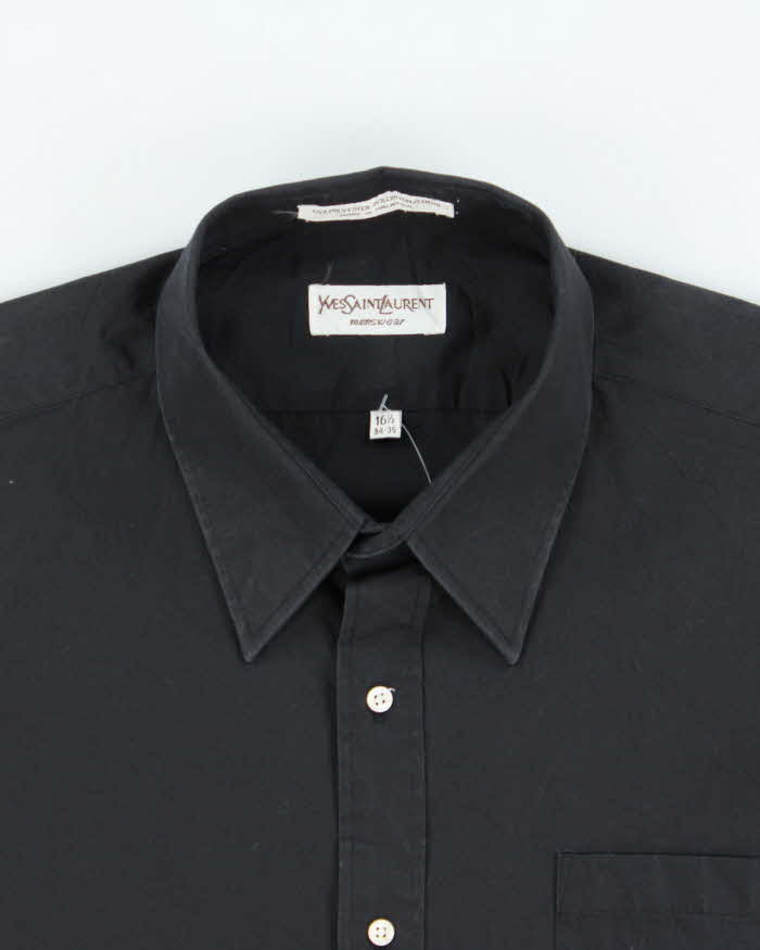 Vintage 1990s Yves Saint Laurent Long Sleeve Dress Shirt - L
