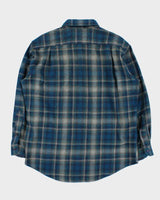 Vintage 00s Pendleton Outdoorsman Made In USA Wool Plaid Flannel Shirt - L
