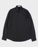 Vintage Givenchy Embroidered Star Contemporary Fit Long Sleeve Shirt - M