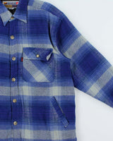 Vintage 1990s Scope Studio Canal Thermo Lined Wool Plaid Long Sleeve Flannel Workwear Shirt - M