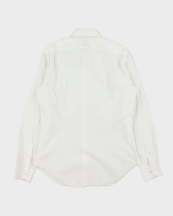 Vintage Armani Collezioni Slim Fit Long Sleeve Dress Shirt - S