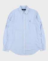 Vintage Polo Ralph Lauren Gingham Check Long Sleeve Shirt - L