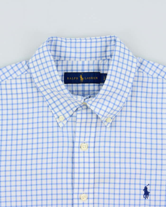 Vintage Polo Ralph Lauren Gingham Check Long Sleeve Shirt - L