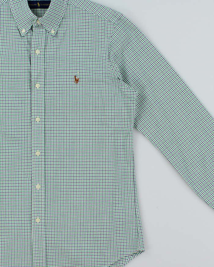 Vintage Ralph Lauren Tattersall Check Long Sleeve Shirt - S