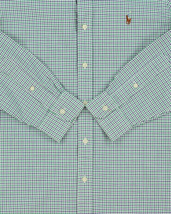 Vintage Ralph Lauren Tattersall Check Long Sleeve Shirt - S