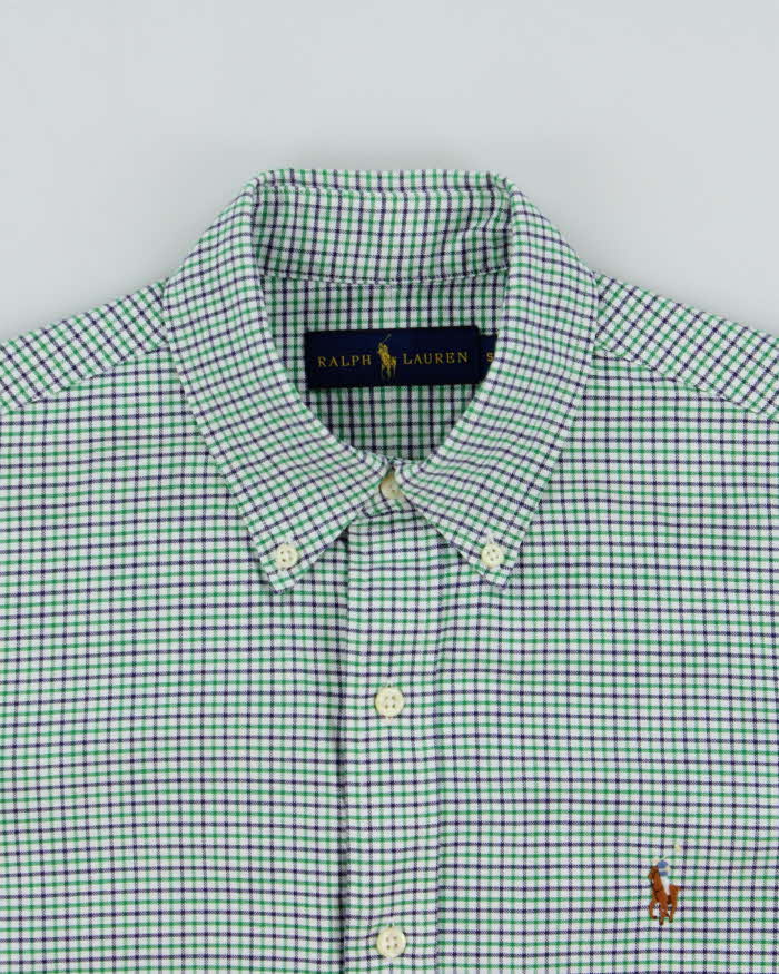 Vintage Ralph Lauren Tattersall Check Long Sleeve Shirt - S