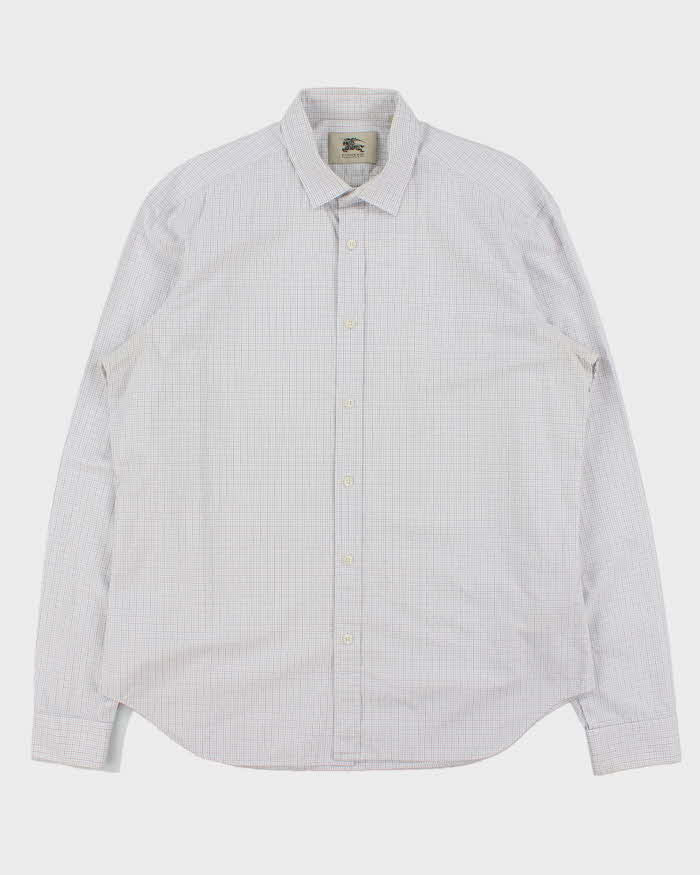 Vintage Y2K 00s Burberry Check Long Sleeve Shirt - L