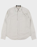 Vintage Y2K 00s Burberry Brit Nova Check Lined Long Sleeve Shirt - L