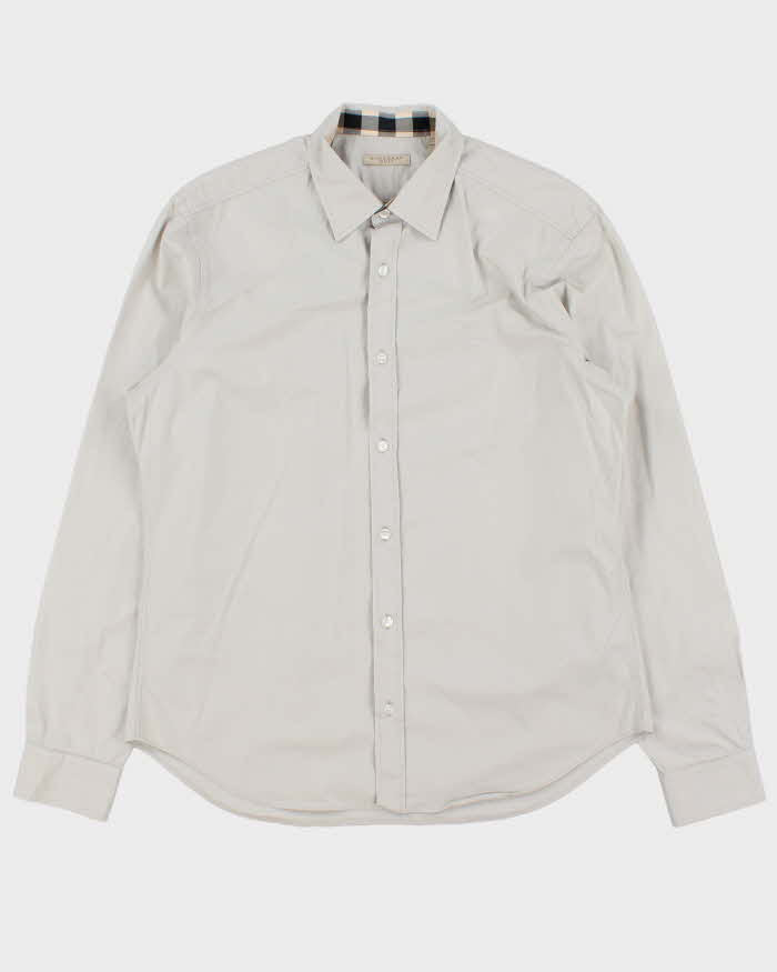 Vintage Y2K 00s Burberry Brit Nova Check Lined Long Sleeve Shirt - L