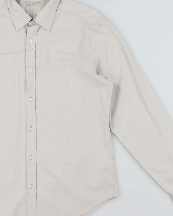 Vintage Y2K 00s Burberry Brit Nova Check Lined Long Sleeve Shirt - L