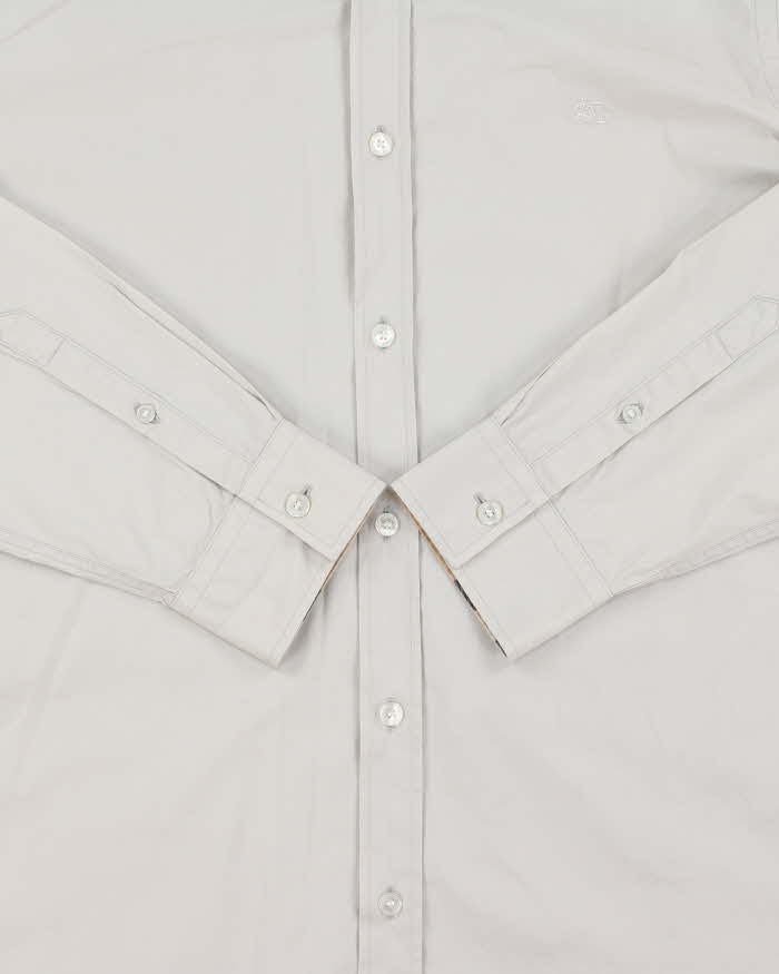 Vintage Y2K 00s Burberry Brit Nova Check Lined Long Sleeve Shirt - L