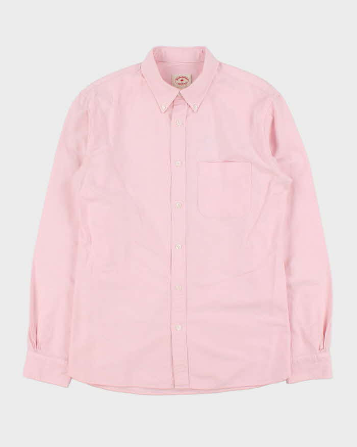 Vintage 00s Brooks Brothers Baby Pink Oxford Long Sleeve Shirt - L