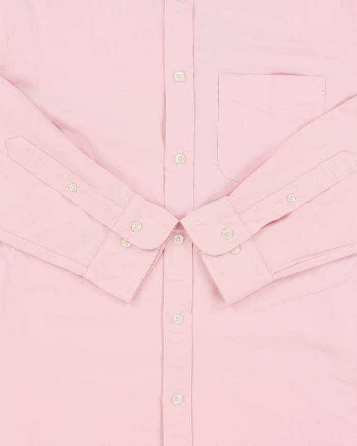 Vintage 00s Brooks Brothers Baby Pink Oxford Long Sleeve Shirt - L
