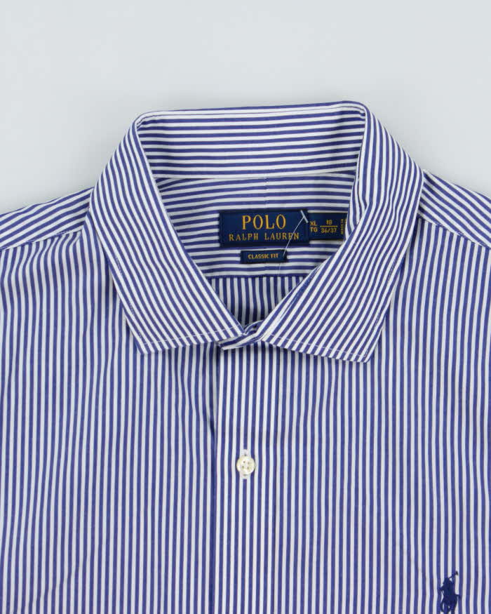 Vintage Polo Ralph Lauren Striped Classic Fit Long Sleeve Shirt - XL