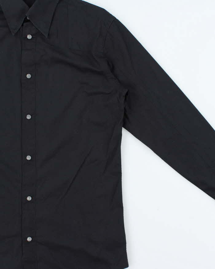 Vintage Versace Collection Snap Button Long Sleeve Shirt - M