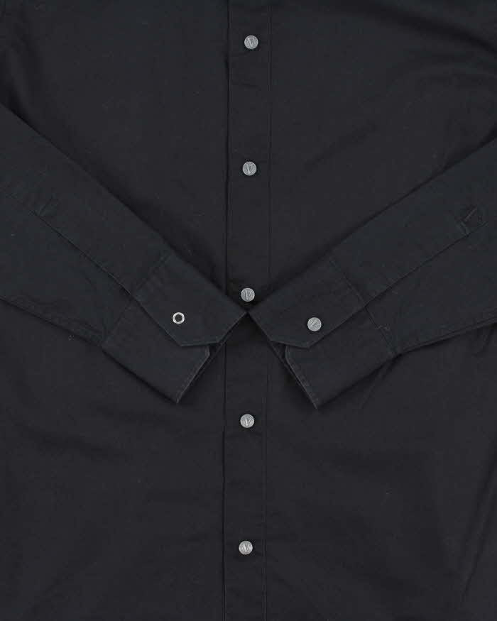 Vintage Versace Collection Snap Button Long Sleeve Shirt - M