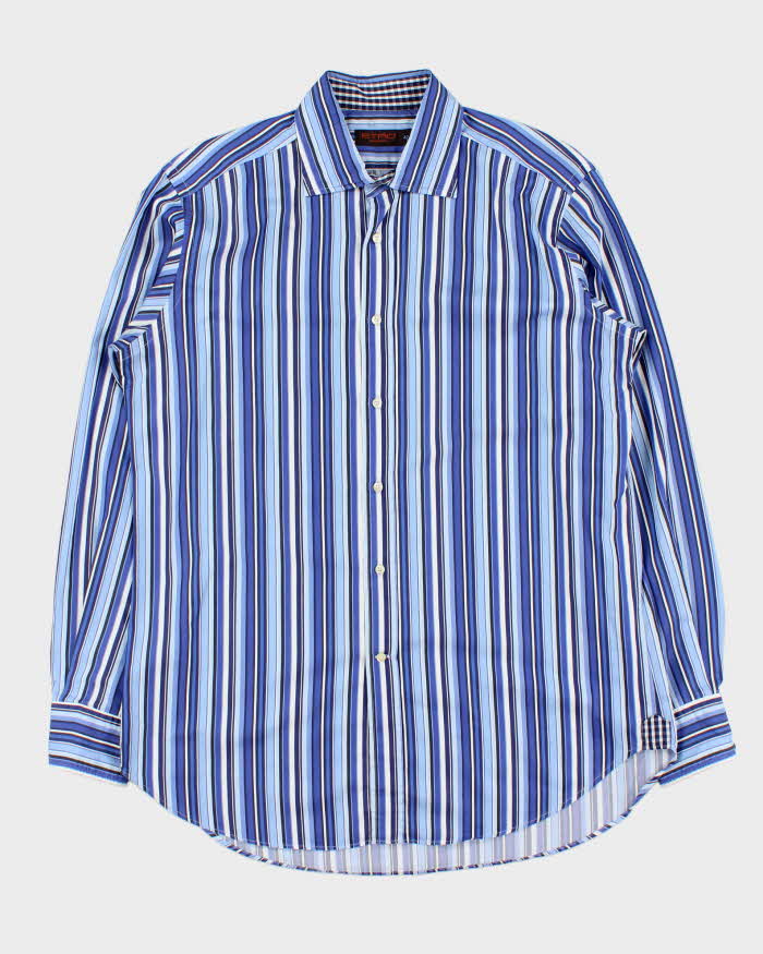 Vintage Y2K 00s Etro Striped Long Sleeve Shirt - L