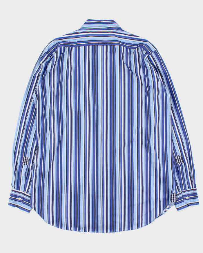 Vintage Y2K 00s Etro Striped Long Sleeve Shirt - L
