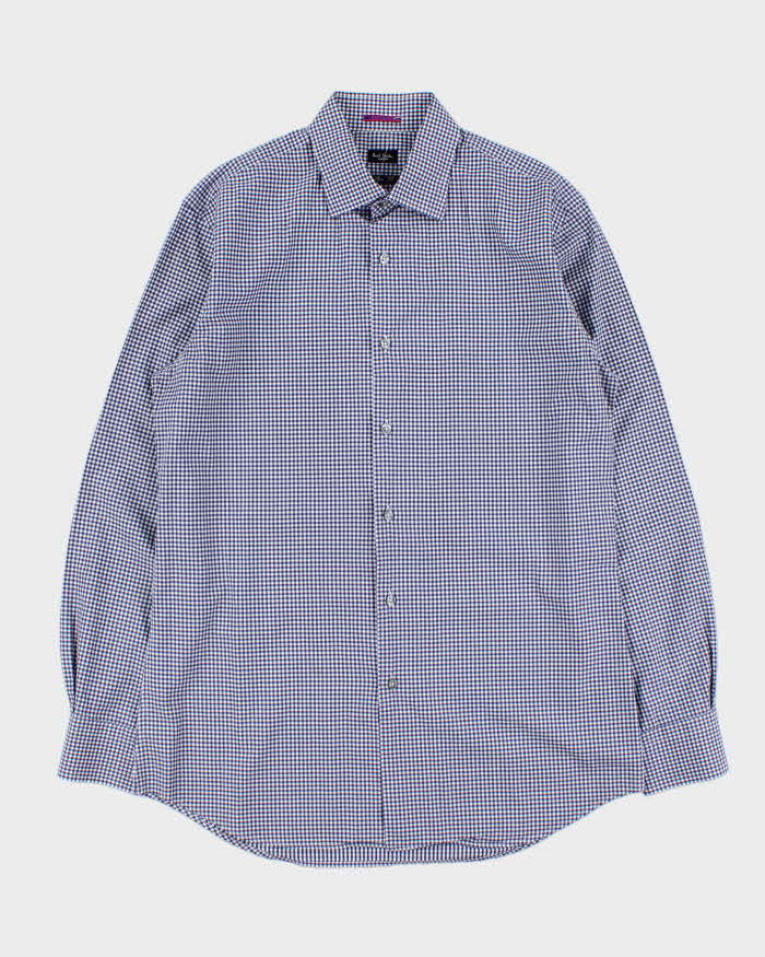 Vintage Y2K 00s Paul Smith Gingham Slim Fit Long Sleeve Shirt - M