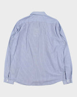 Vintage Y2K 00s Burberry Striped Long Sleeve Shirt - XL