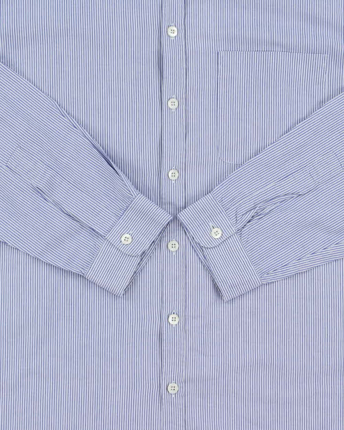 Vintage Y2K 00s Burberry Striped Long Sleeve Shirt - XL