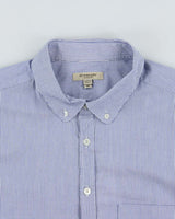Vintage Y2K 00s Burberry Striped Long Sleeve Shirt - XL