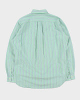 Vintage Y2K 00s Ralph Lauren Oxford Striped Long Sleeve Shirt - M