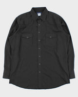 Vintage 1990s Wrangler Striped Snap Button Long Sleeve Western Shirt - XXL