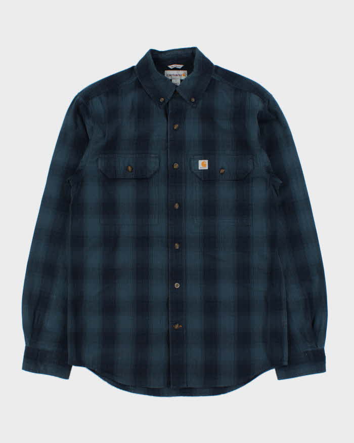 Vintage Carhartt Plaid Relaxed Fit Long Sleeve Workwear Shirt - S