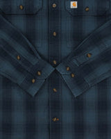 Vintage Carhartt Plaid Relaxed Fit Long Sleeve Workwear Shirt - S