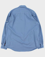 Vintage Carhartt FR Eggshell Blue Long Sleeve Workwear Shirt - L
