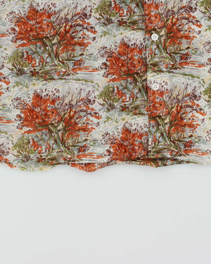 Vintage 1970s Brigade By Arrow Patterned Long Sleeve Shirt - L