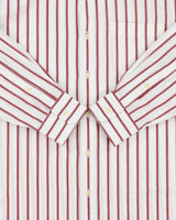 Vintage 1990s Yves Saint Laurent Striped Long Sleeve Shirt - M