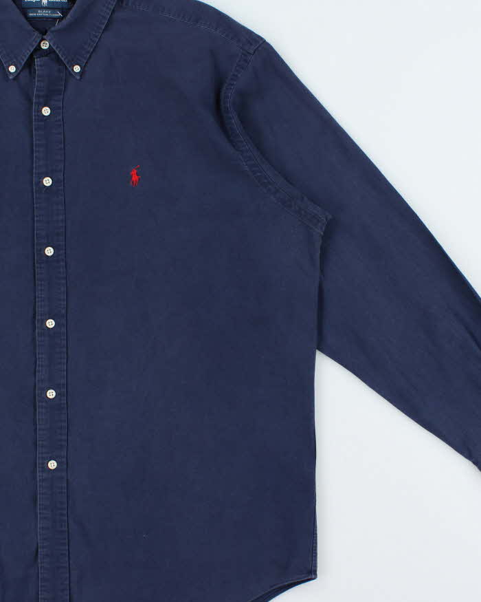 Vintage 1990s Ralph Lauren Blake Navy Long Sleeve Shirt - XL